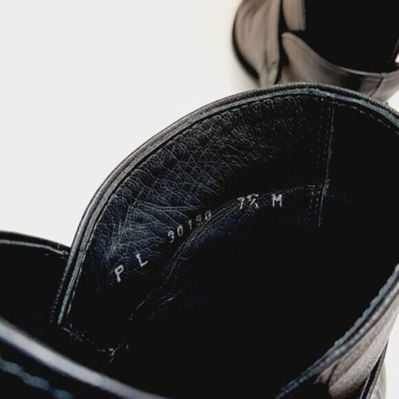 STUART WEITZMAN Slip-on Ankle Booties Side Buckle Genuine Leather Sz 7.5 M - Picture 8 of 11